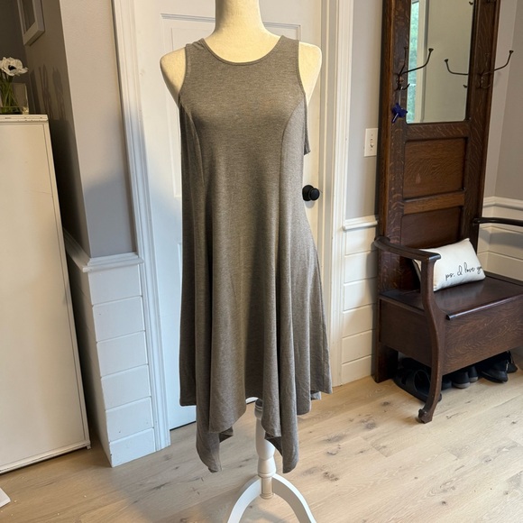 Torrid Gray Asymmetrical Halter Sundress Casual - Picture 1 of 6